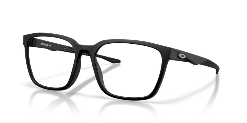 Oakley 0OX8207 Overhead Sq Color 820701 Satin Black O Matter Frame with Clear Demo Lenses