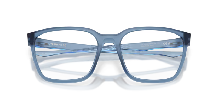 Oakley 0OX8207 Overhead Sq Color 820703 Matte Transparent Abyss O Matter Frame with Clear Demo Lenses