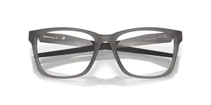 Oakley 0OX8209 Paracord X Color 820902 Satin Grey Smoke O Matter Frame with Clear Demo Lenses
