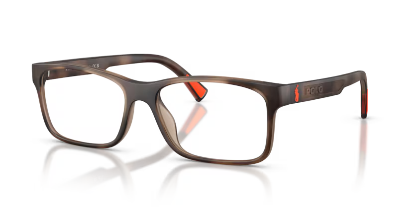 Polo Ralph Lauren 0PH2301U 6070 Matte Dark Havana Rectangular Optical Frame