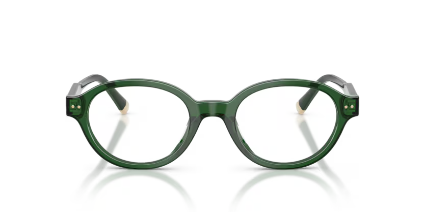 Polo Ralph Lauren 0PH2305U 6361 Shiny Transparent Dark Green Oval Optical Frame