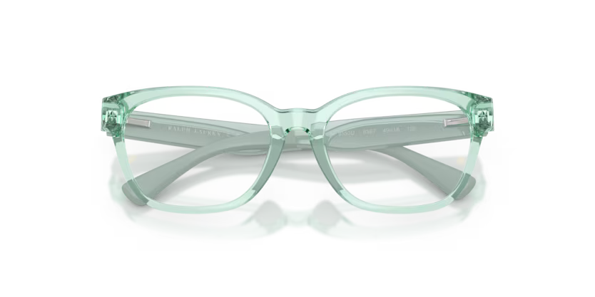 Polo Ralph Lauren 0PP8553U 6367 Shiny Transparent Light Green Pillow Optical Frame