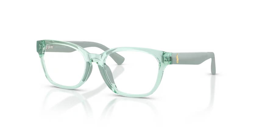 Polo Ralph Lauren 0PP8553U 6367 Shiny Transparent Light Green Pillow Optical Frame