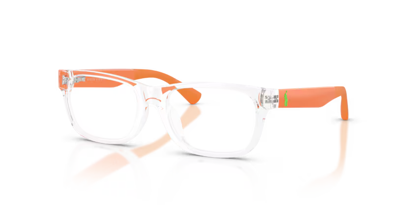 Polo Ralph Lauren 0PP8555U 5002 Shiny Crystal Rectangular Optical Frame