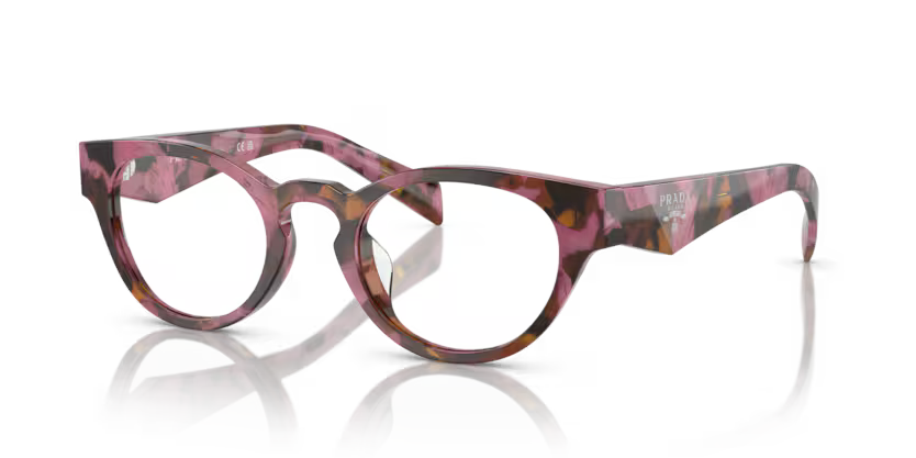 PRADA 0PR A11VD 18N1O1 - Cognac Begonia Tortoise