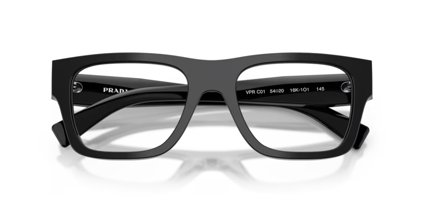 PRADA 0PR C01V 16K1O1 - Black (Size 52 & 54)