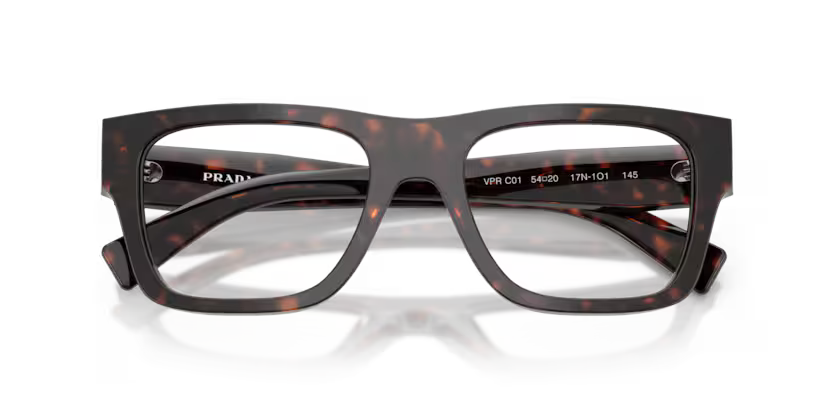 PRADA 0PR C01V 17N1O1 – Root Tortoise (Size 52M / 54L)