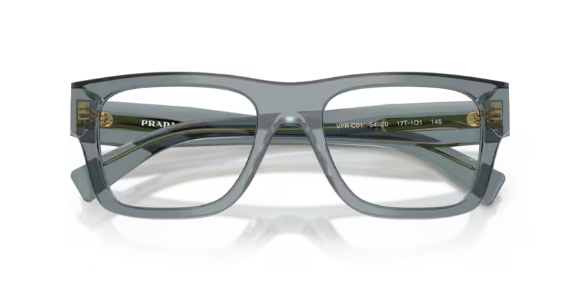 PRADA 0PR C01V 17T1O1 Transparent ocean