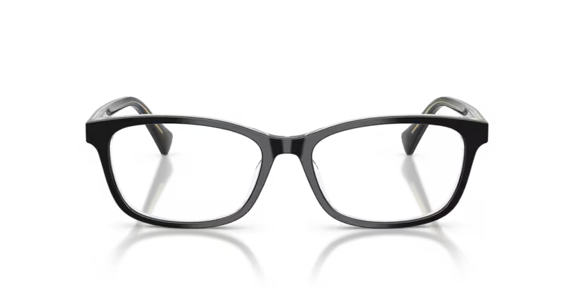 Ralph 0RA7194U 6297 Black/Transparent Rectangular Optical Frame