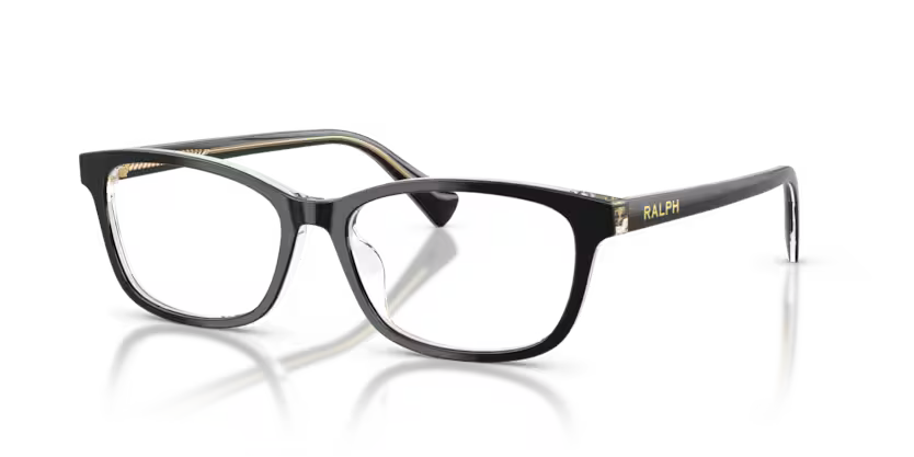Ralph 0RA7194U 6297 Black/Transparent Rectangular Optical Frame