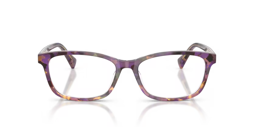 Ralph RA7194U 6303 Violet Havana/Transparent Rectangular Optical Frame