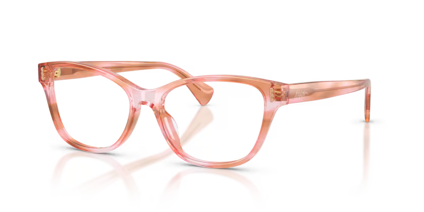 Ralph Lauren 0RA7195U 6341 Pink Havana Brown Rectangular Optical Frame