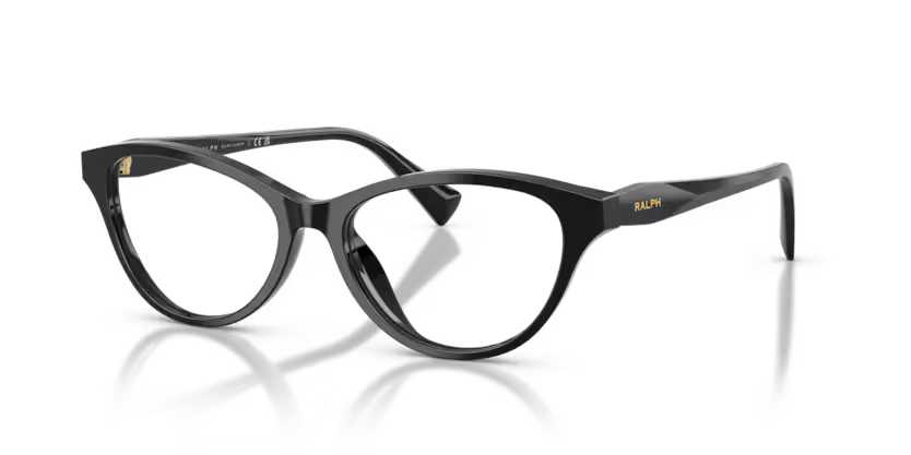 Ralph Lauren 0RA7197U 5001 Shiny Black Cat Eye Optical Frame