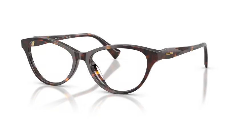 Ralph Lauren 0RA7197U 5003 Dark Brown Havana Cat Eye Optical Frame