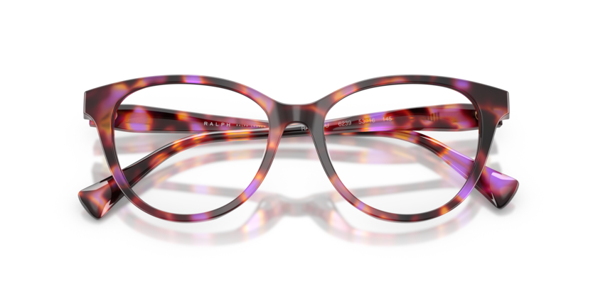 Ralph RA7198U 6239 Violet Havana Butterfly Optical Frame