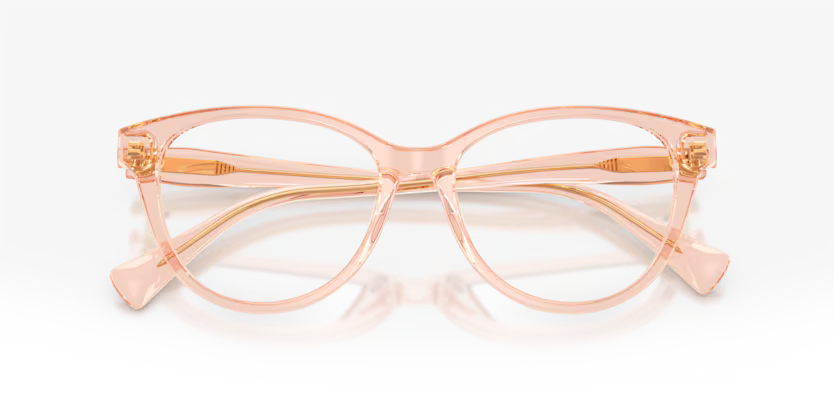 Ralph Lauren 0RA7198U 6344 Transparent Peach Butterfly Optical Frame