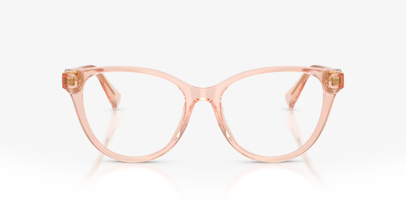 Ralph Lauren 0RA7198U 6344 Transparent Peach Butterfly Optical Frame