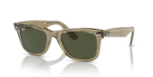 Ray-Ban 0RB2140 Wayfarer 138731 – Photo Striped Grey