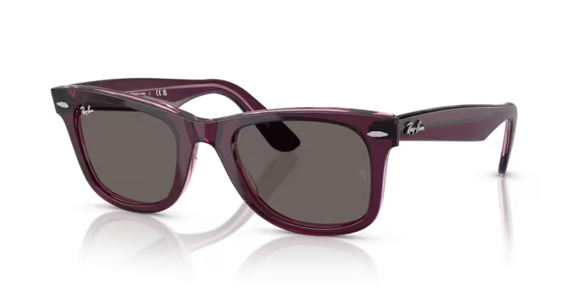 Ray-Ban 0RB2140 Wayfarer 1447B1 – Violet on Transparent Pink (50 mm)