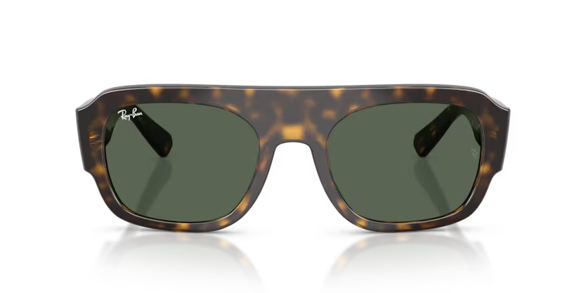 Ray-Ban 0RB2218 679071 Havana Moulded Acetate Irregular Sunglasses