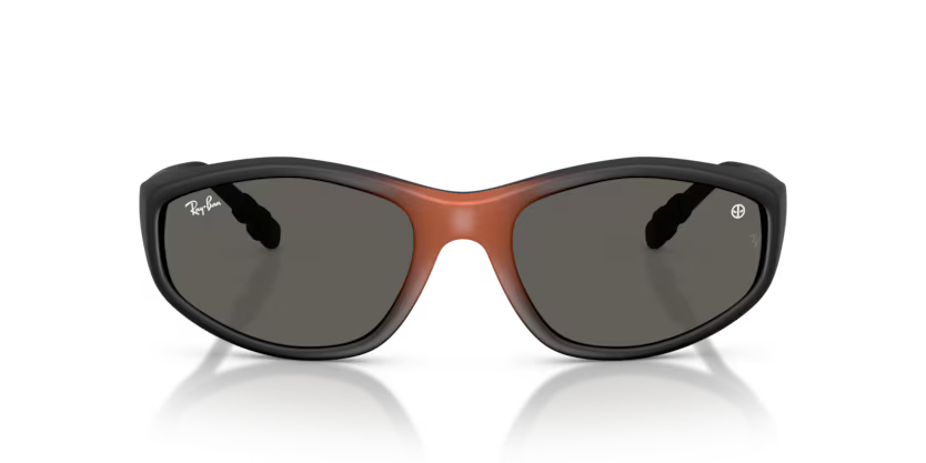Ray-Ban 0RB2228 Color 6927B1 Polished Black Nylon Frame with Dark Grey Crystal Lenses