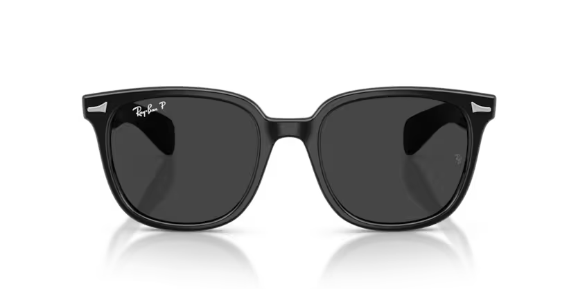 Ray-Ban 0RB2235 Brunel II Color 901/48 Polished Black Propionate Frame with Polarized Black Crystal Lenses