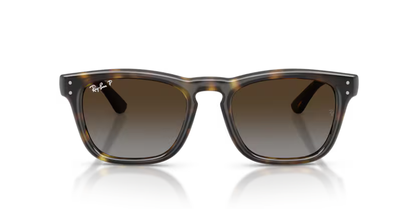 Ray-Ban 0RB2238 Color 710/T5 Polished Havana Propionate Frame with Polarized Light Grey Gradient Brown Polycarbonate Lenses