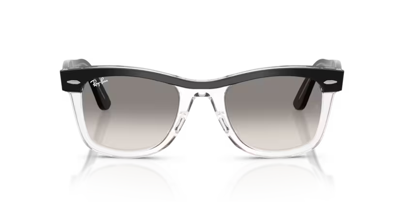 Ray-Ban 0RB2240 Wayfarer 129432 - Black on Transparent