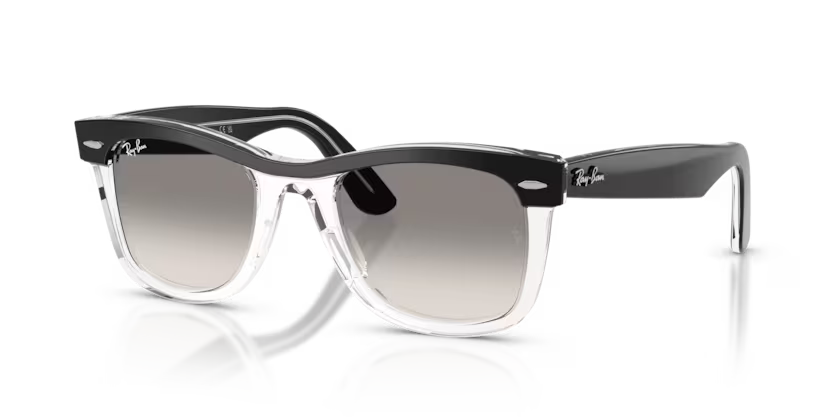 Ray-Ban 0RB2240 Wayfarer 129432 - Black on Transparent