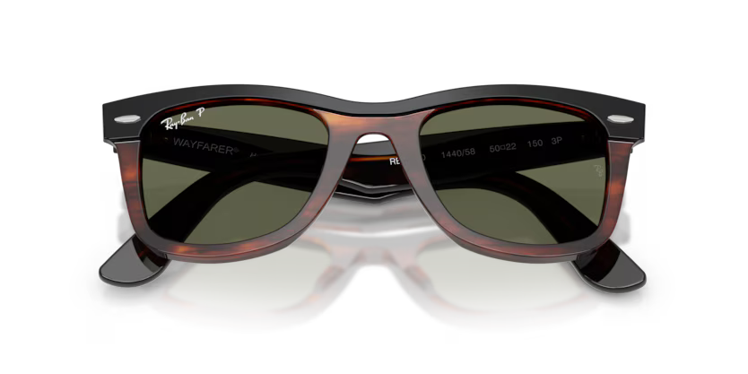 Ray-Ban 0RB2240 Wayfarer 144058 - Black on Havana