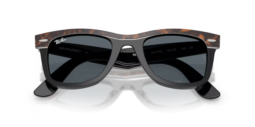 Ray-Ban 0RB2240 Wayfarer 1441R5 - Havana on Black
