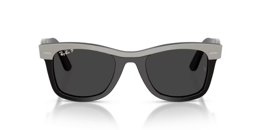 Ray-Ban 0RB2240 Wayfarer 144248 - Grey on Black