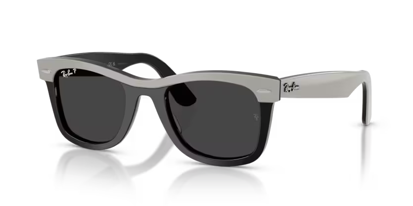 Ray-Ban 0RB2240 Wayfarer 144248 - Grey on Black