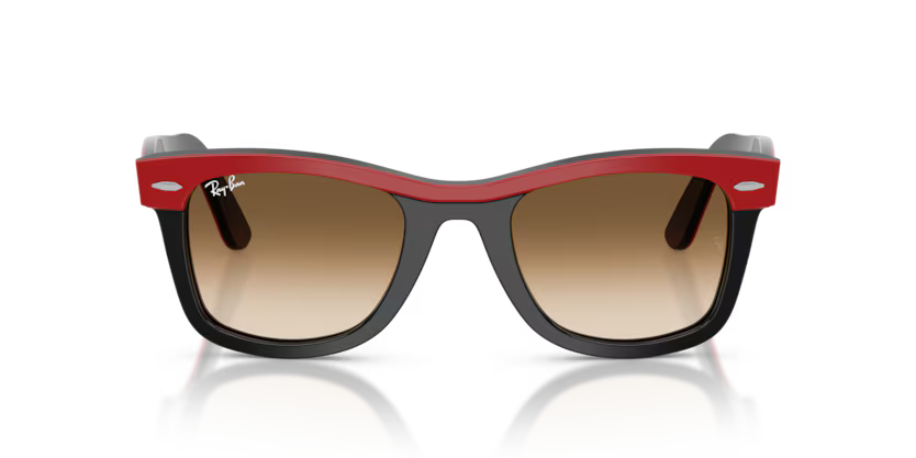 Ray-Ban 0RB2240 Wayfarer 955/51 - Red on Black