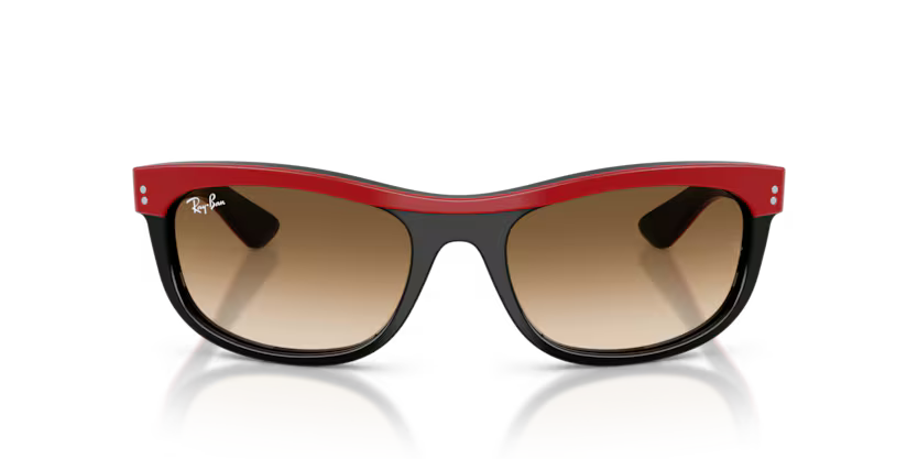 RAY-BAN RB2489 955/51 – Red on Black
