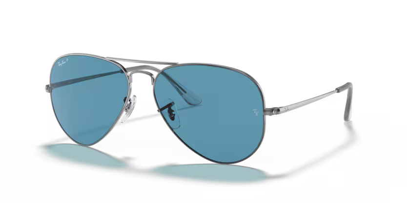 Ray-Ban 0RB3689 004/S2 Aviator Metal II Polarized