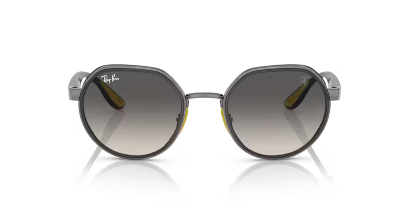 Ray-Ban 0RB3703M F03011 Gunmetal Metal Irregular Sunglasses – Ferrari Collection