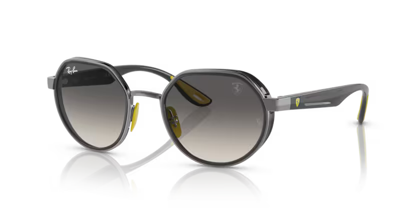 Ray-Ban 0RB3703M F03011 Gunmetal Metal Irregular Sunglasses – Ferrari Collection