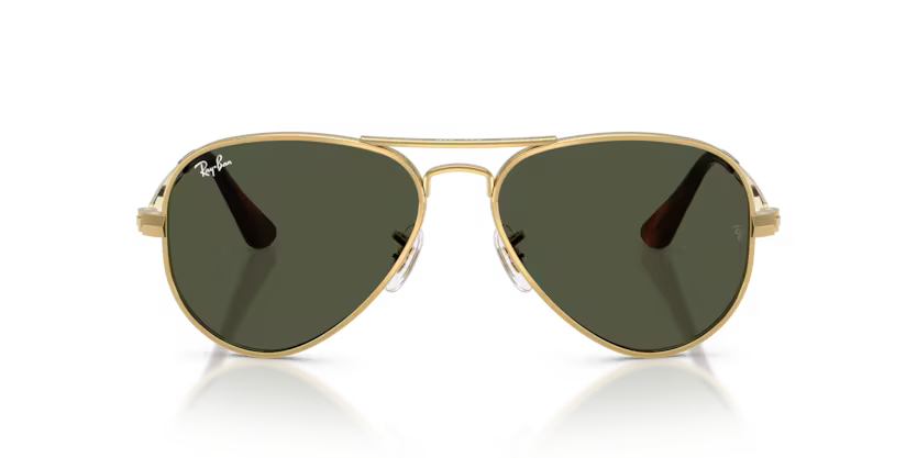 Ray-Ban 0RB3925 Aviator Max 001/31 – Arista Gold with Green Lenses