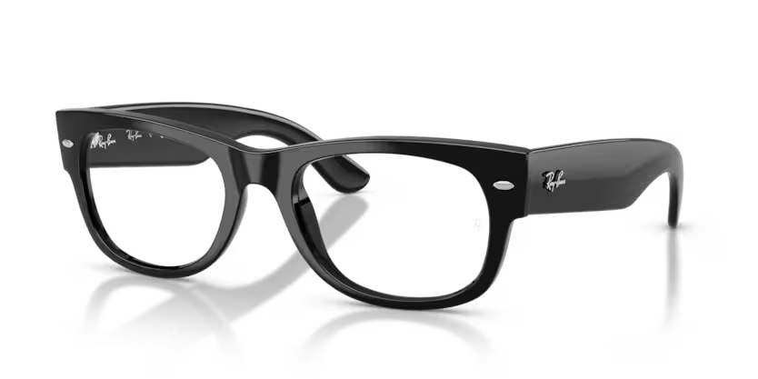 Ray-Ban Mega Wayfarer II 0RX0832V 2000 Black Propionate Square Optical Eyeglasses Frame