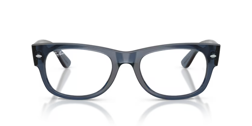 Ray-Ban Mega Wayfarer II 0RX0832V 8223 Dark Blue Propionate Square Optical Eyeglasses Frame