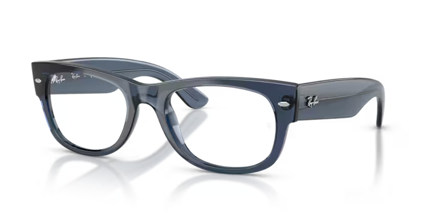 Ray-Ban Mega Wayfarer II 0RX0832V 8223 Dark Blue Propionate Square Optical Eyeglasses Frame