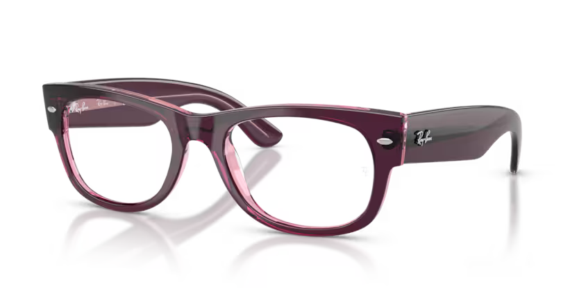 Ray-Ban Mega Wayfarer II 0RX0832V 8364 Violet & Pink Propionate Square Optical Eyeglasses Frame