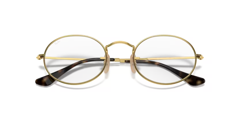 Ray-Ban 0RX3547V 2500 Oval Arista Gold Eyeglasses