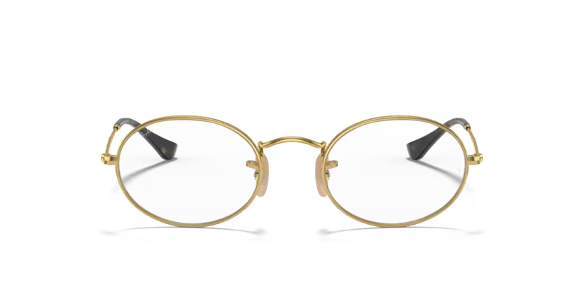 Ray-Ban 0RX3547V 2500 Oval Arista Gold Eyeglasses