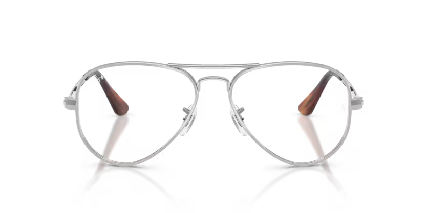 Ray-Ban 0RX3925V Aviator Max 2501 – Silver Optical Frame