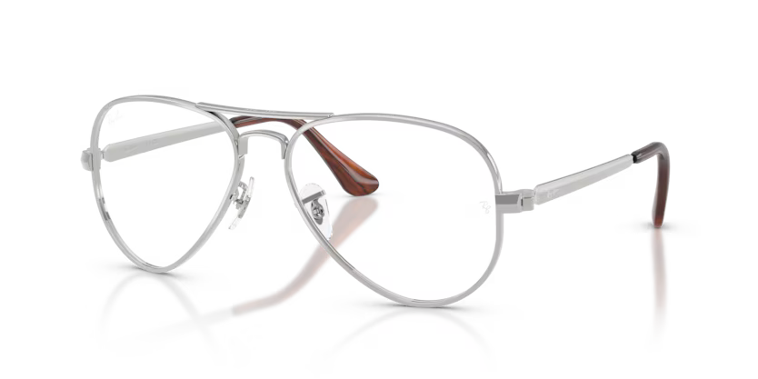 Ray-Ban 0RX3925V Aviator Max 2501 – Silver Optical Frame