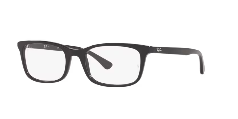 Ray-Ban 0RX5379I 2000 Black Acetate Rectangular Optical Eyeglasses Frame