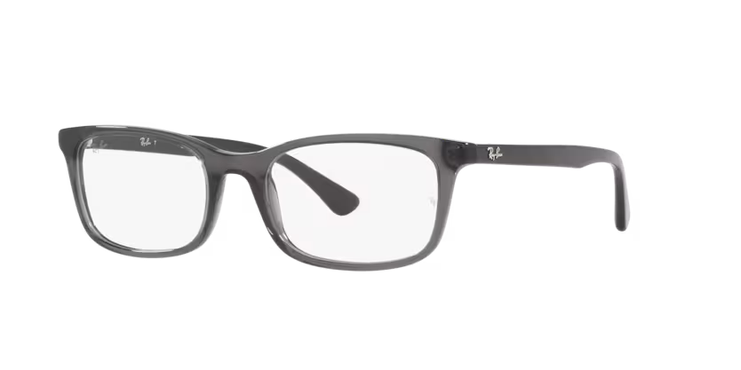 Ray-Ban 0RX5379I 5920 Transparent Grey Acetate Rectangle Optical Eyeglasses Frame