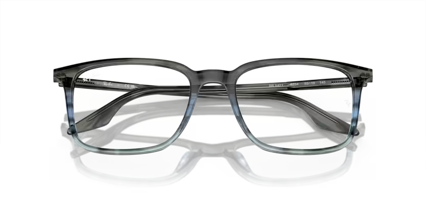 Ray-Ban RX5421 8254 – Striped Grey & Blue